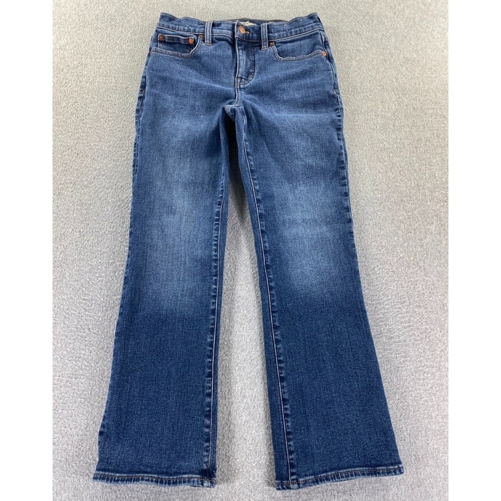 Madewell Size 25 (Fits 26x26) Mid Rise Kick Out Jeans Medium Wash City Preppy
